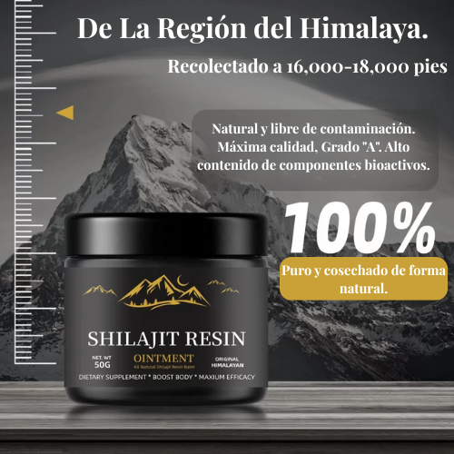 Shilajit Puro de Himalaya Energía y Vitalidad Milenaria