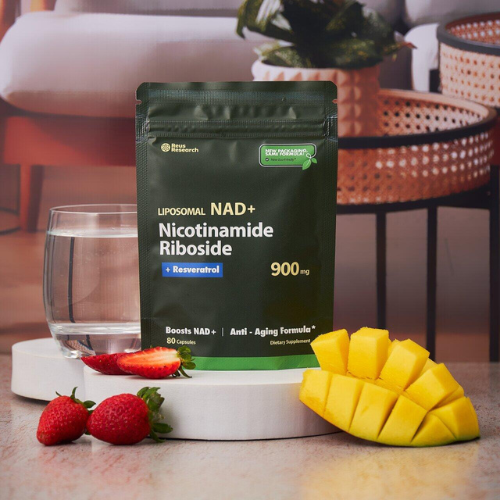 Liposomal NAD+ con Resveratrol - Elimina las Arrugas Revitaliza tu Energía y Juventud en solo 30 días