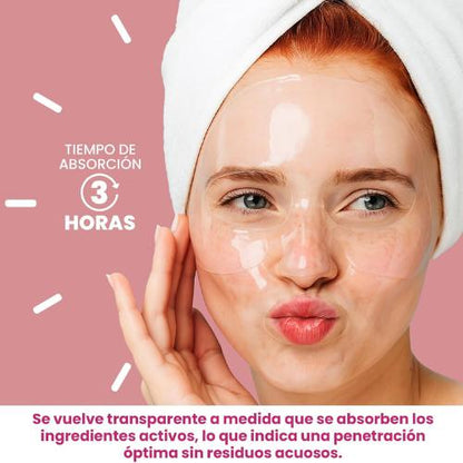 Mascarilla Facial de Bio-Colágeno – Tecnología Coreana de Absorción Lenta (3–4h)