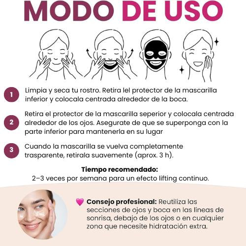 Mascarilla Facial de Bio-Colágeno – Tecnología Coreana de Absorción Lenta (3–4h)