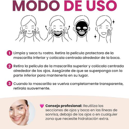 Mascarilla Facial de Bio-Colágeno – Tecnología Coreana de Absorción Lenta (3–4h)