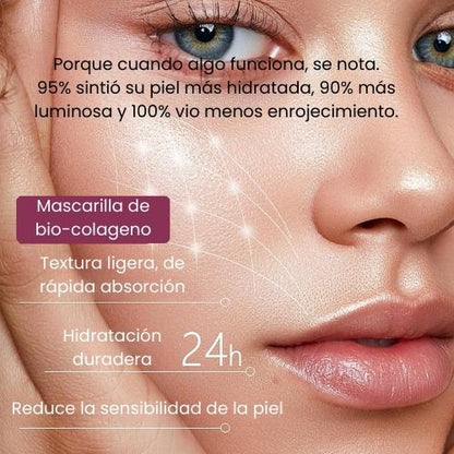 Mascarilla Facial de Bio-Colágeno – Tecnología Coreana de Absorción Lenta (3–4h)