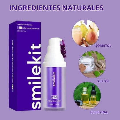 Blanqueador Dental Lila V34 Dientes en Solo 3 Días