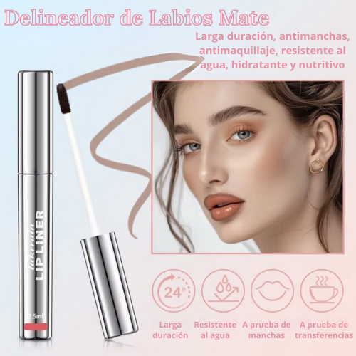 Liner Peel-Off Delineador de Labios Efecto Tattoo Mate