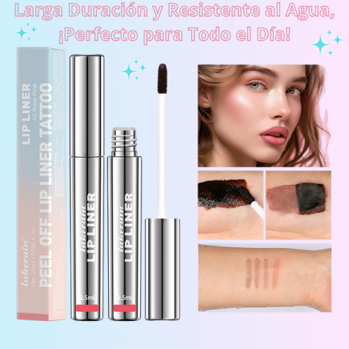 Liner Peel-Off Delineador de Labios Efecto Tattoo Mate