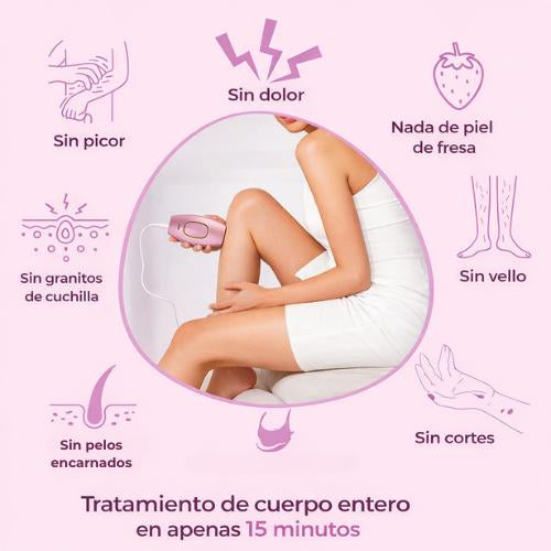 Depilación en casa. Sin dolor. Sin citas.