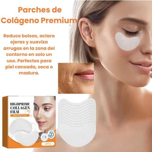 Parches de colágeno para contorno de ojos